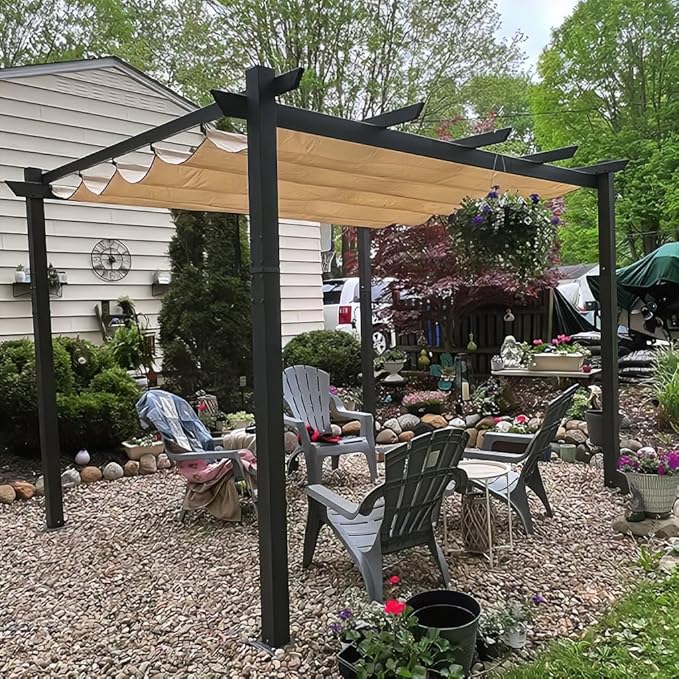 PURPLE LEAF pergola met overkapping voor de tuin
