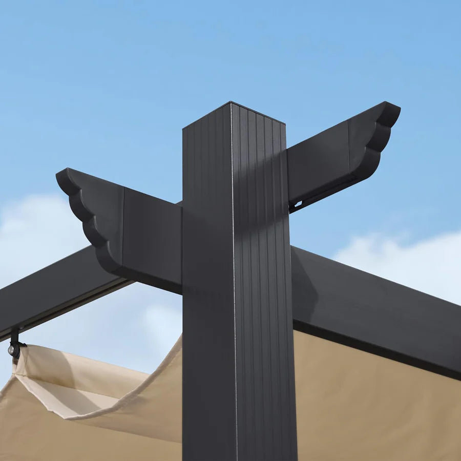 PURPLE LEAF pergola met overkapping voor de tuin