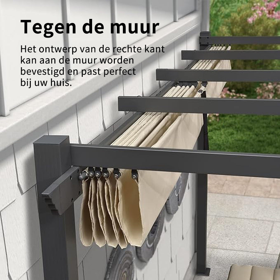 PURPLE LEAF pergola met overkapping voor de tuin