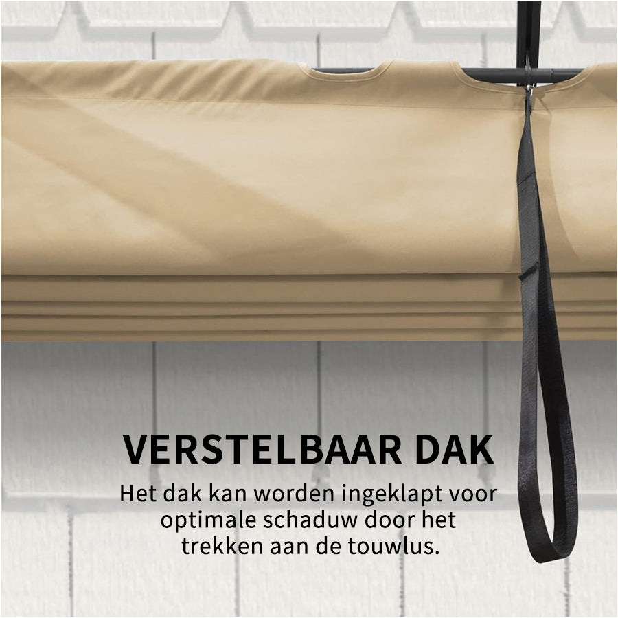 PURPLE LEAF pergola met overkapping voor de tuin