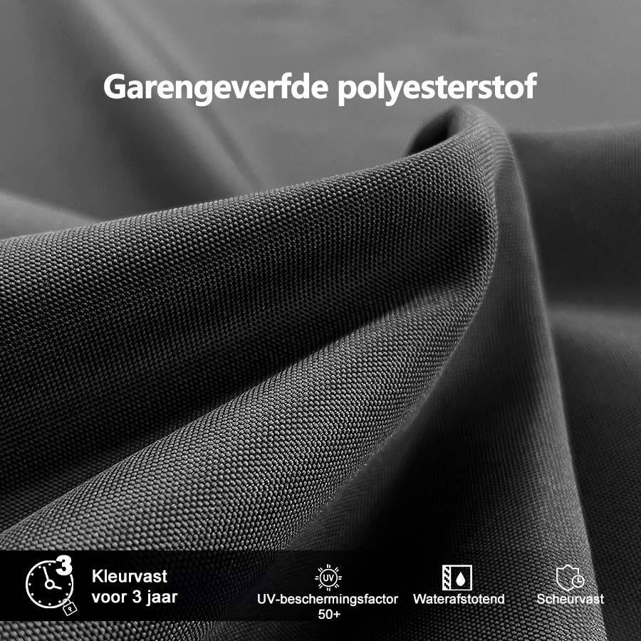 PURPLE LEAF Dubbel Top 270 x 330 / 270 x 365 / 300 x 365 / 300 x 400 cm Rechthoekige Outdoor Parasol