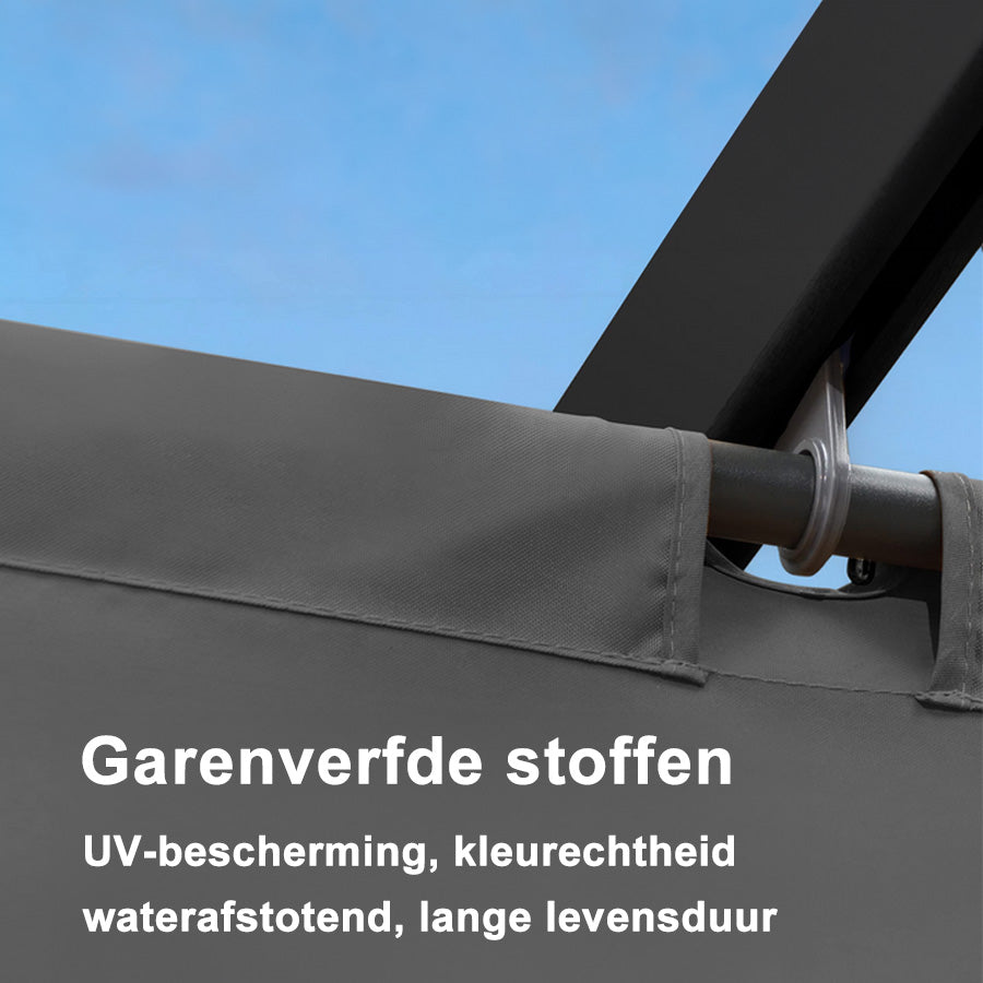 PURPLE LEAF Intrekbare aluminium buitenpergola met zonnescherm luifel, patio, achtertuin schuilplaats, metalen barbecue paviljoen-PRG