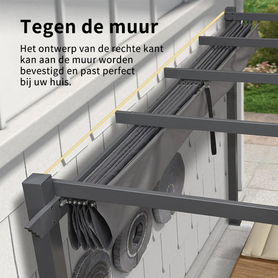 PURPLE LEAF pergola met overkapping voor de tuin