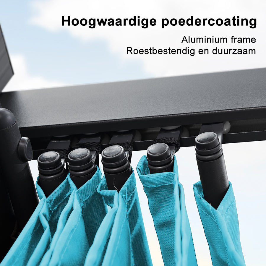 PURPLE LEAF pergola met overkapping voor de tuin