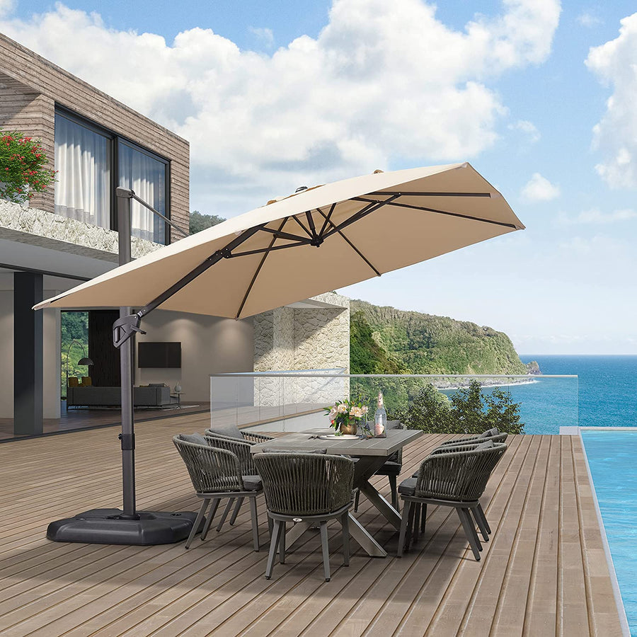 PURPLE LEAF 250x250 / 270x270 / 300x300 / 270 x 330 cm Terrasparasol Outdoor Tuin parasol