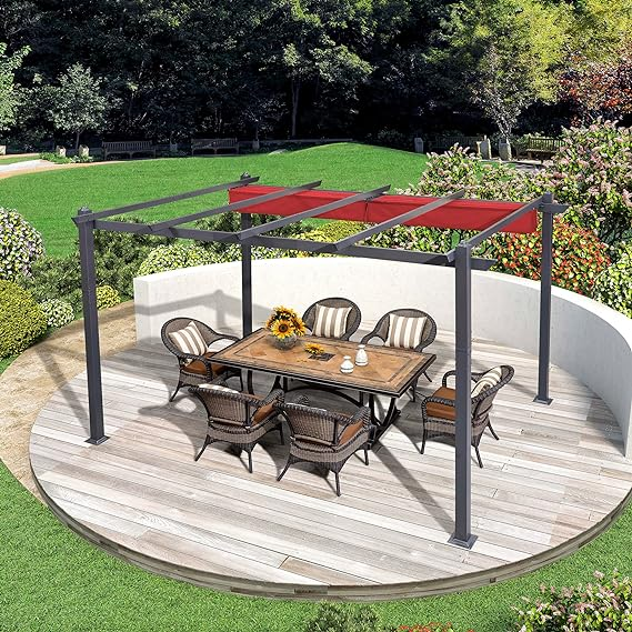 PURPLE LEAF pergola met overkapping voor de tuin