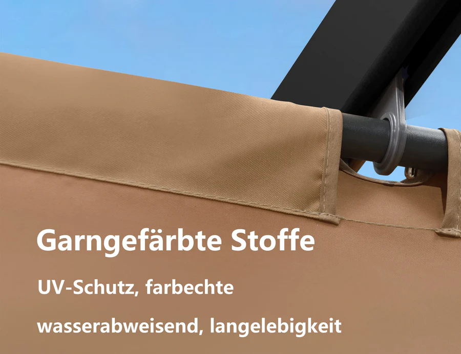 PURPLE LEAF Intrekbare aluminium buitenpergola met zonnescherm luifel, patio, achtertuin schuilplaats, metalen barbecue paviljoen-PRG