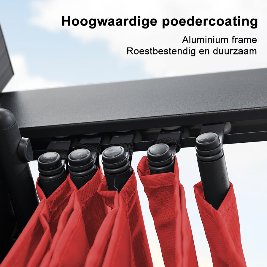 PURPLE LEAF pergola met overkapping voor de tuin