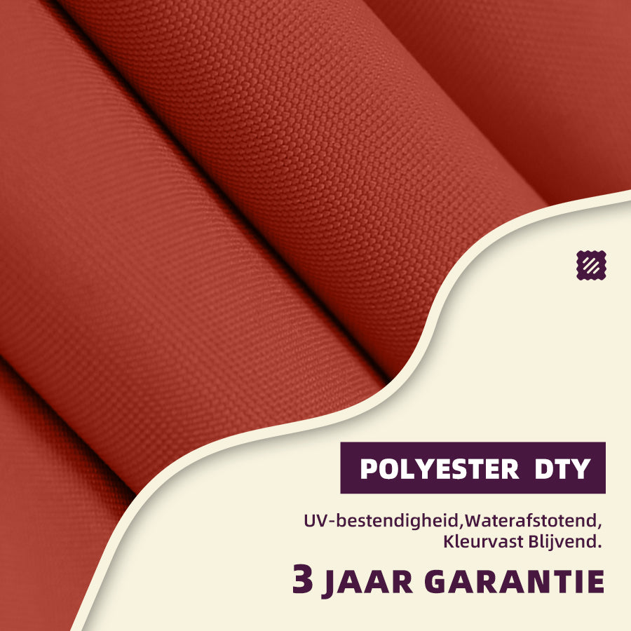 PURPLE LEAF Dubbel Top 360 Graden Rotatie 300 / 330 / 365 / 400 cm Ronde Outdoor Tuin Parasol