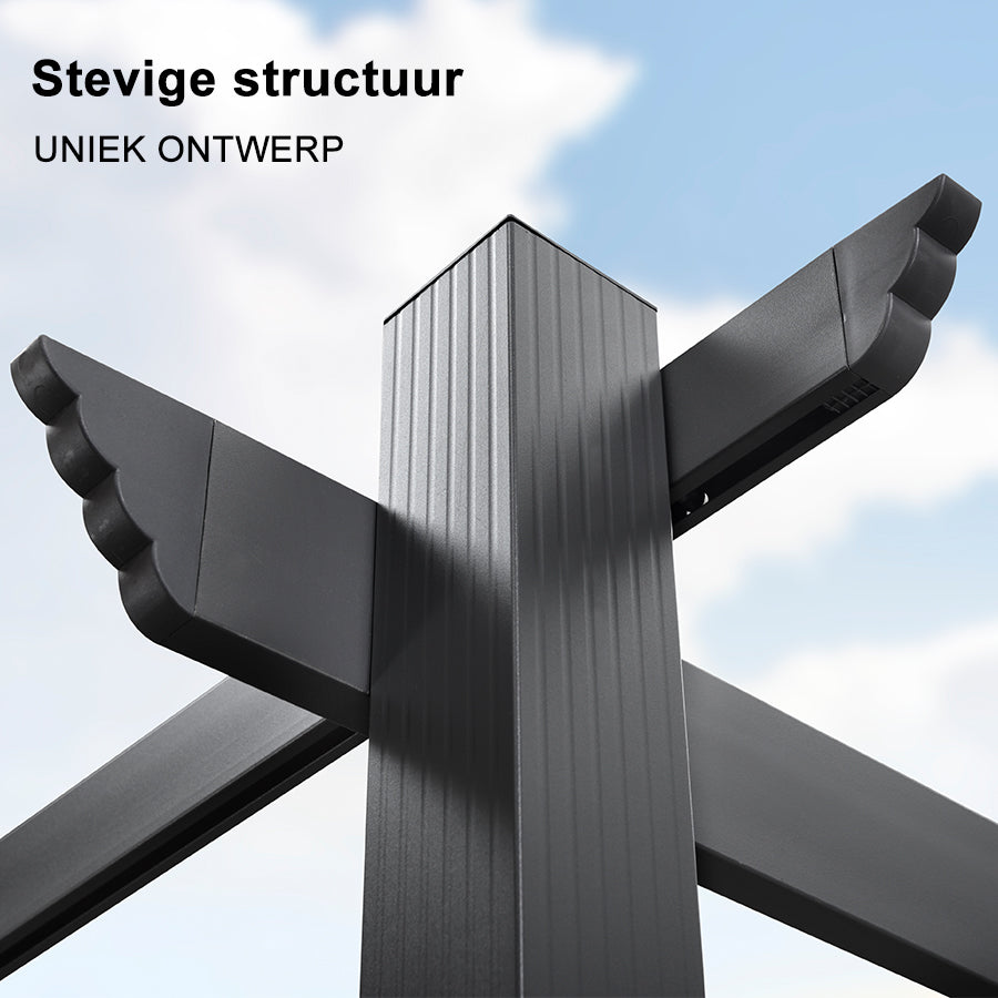 PURPLE LEAF pergola met overkapping voor de tuin