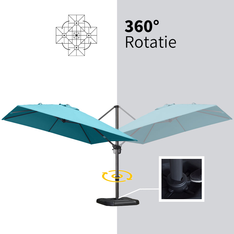 PURPLE LEAF 250x250 / 270x270 / 300x300 / 270 x 330 cm Terrasparasol Outdoor Tuin parasol