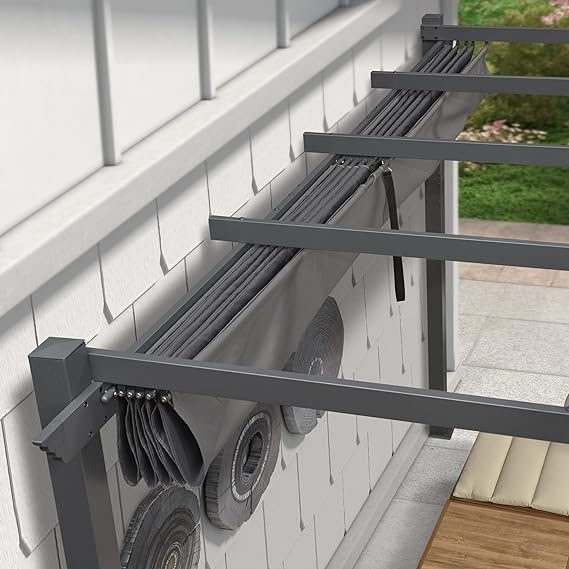 PURPLE LEAF pergola met overkapping voor de tuin