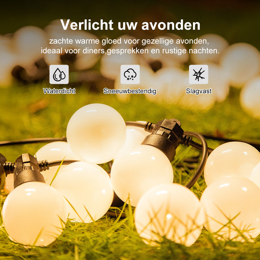 PURPLE LEAF Hardtop Tuinpaviljoen Essential met Neutraal Witte Verlichting, Gegalvaniseerd Stalen Dak, Aluminium Frame, Gordijnen en Klamboe – Grijs