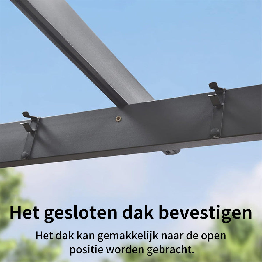 PURPLE LEAF pergola met overkapping voor de tuin