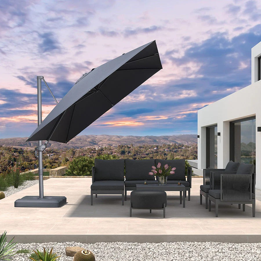 PURPLE LEAF Tuinparasol met UV-Bescherming voor Terras en Buitenruimte