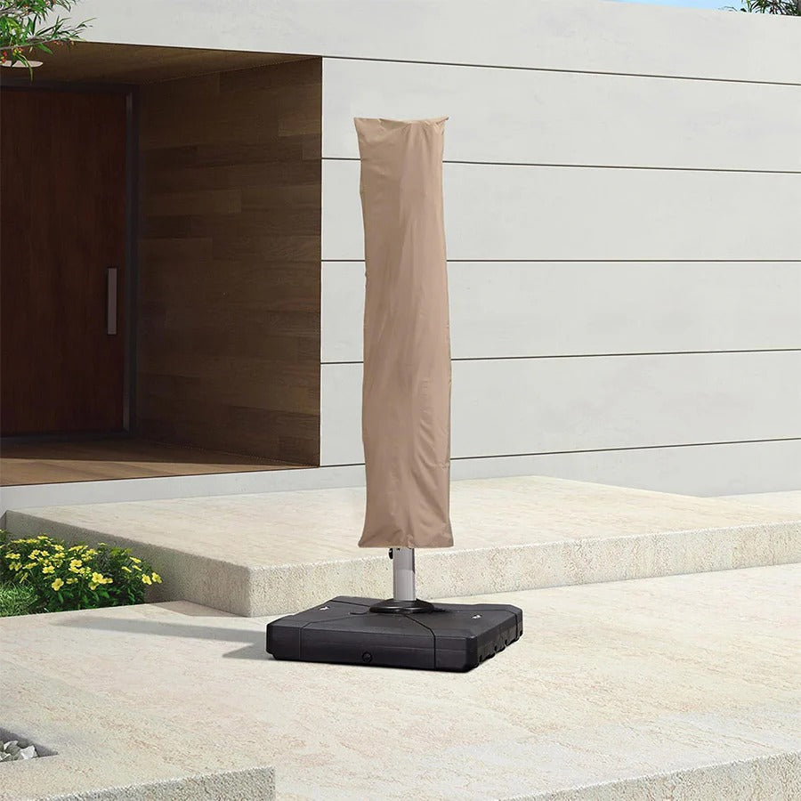 PURPLE LEAF Parasolhoes voor Zweefparasol met Ritssluiting – Beschermhoes voor Buiten
