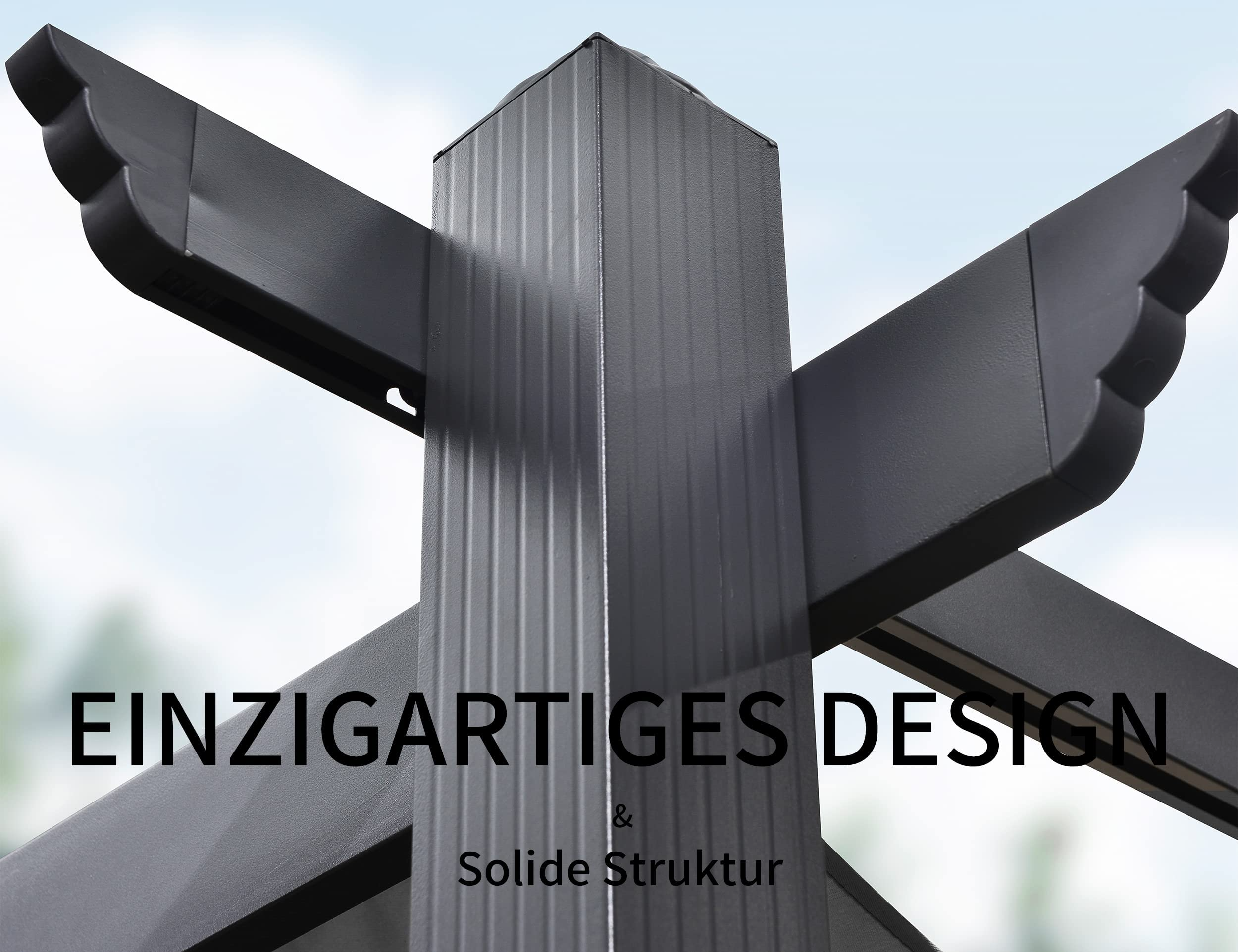 PURPLE LEAF pergola met overkapping voor de tuin