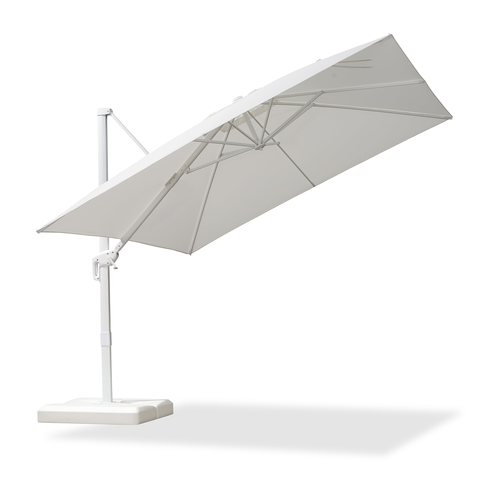 PURPLE LEAF Witte Outdoor Terrasparasol Betaalbare grote Terrasparasol