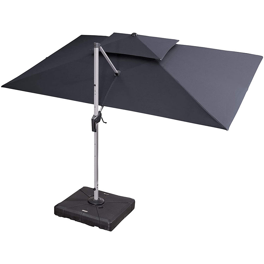 PURPLE LEAF Dubbel Top 270 x 330 / 270 x 365 / 300 x 365 / 300 x 400 cm Rechthoekige Outdoor Parasol