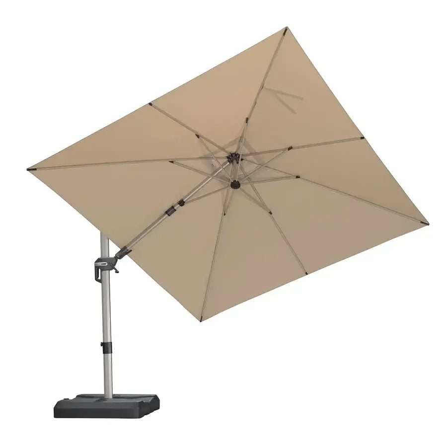 PURPLE LEAF Deluxe Zweefparasol, Links en Rechts Kantelbaar, Draaibare Parasol voor Terras en Tuin