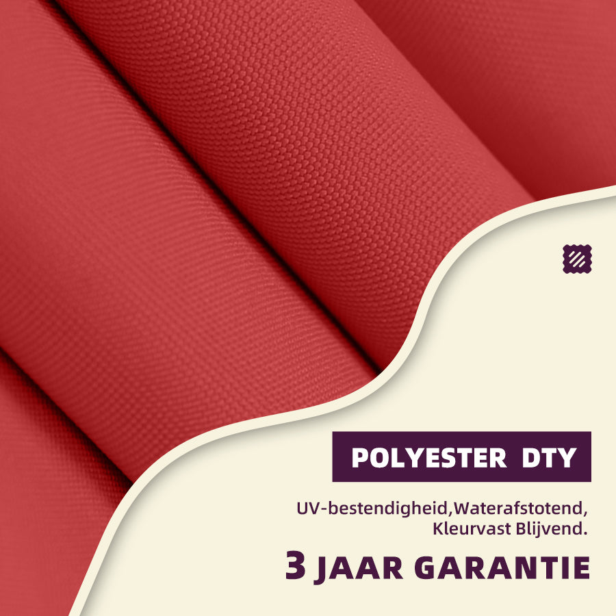 PURPLE LEAF Dubbel Top 360 Graden Rotatie 300 / 330 / 365 / 400 cm Ronde Outdoor Tuin Parasol