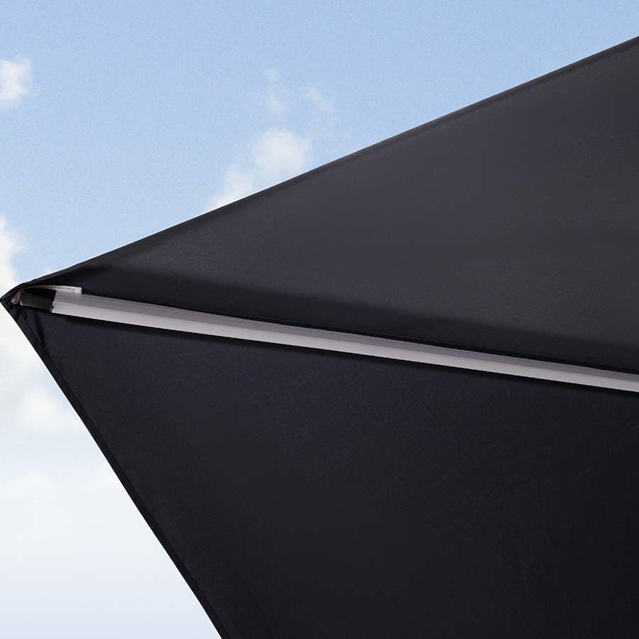 PURPLE LEAF 270 x 365 cm Buiten Trreasparasol Met Verlichting