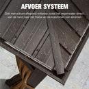 PURPLE LEAF Hardtop Prieel Frame Aluminium Gegalvaniseerd Stalen Dak Zonwering Partytent met Gordijn en Klamboe