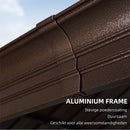 PURPLE LEAF Hardtop Prieel Frame Aluminium Gegalvaniseerd Stalen Dak Zonwering Partytent met Gordijn en Klamboe