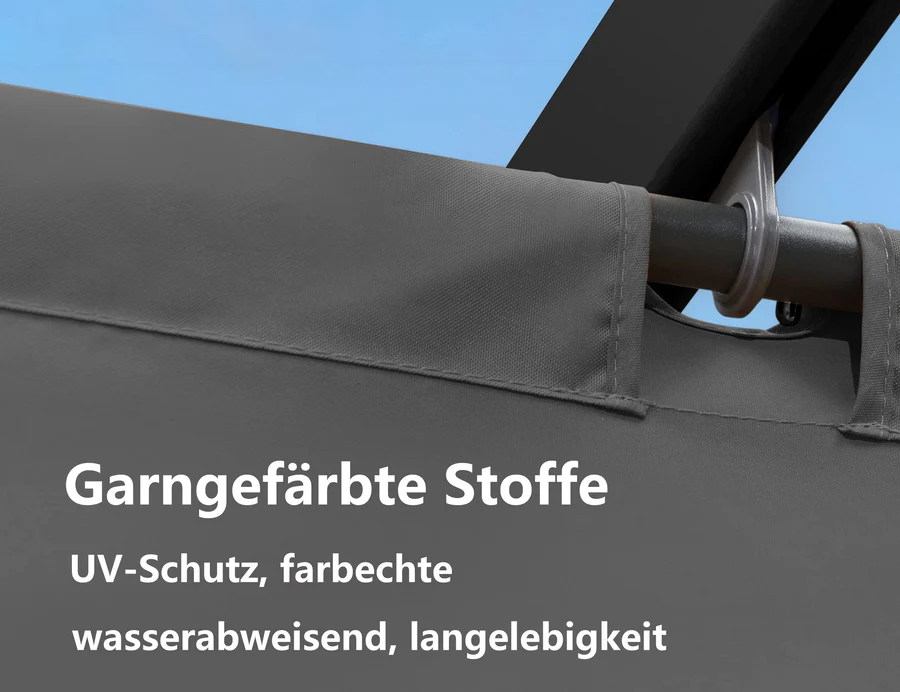 PURPLE LEAF Intrekbare aluminium buitenpergola met zonnescherm luifel, patio, achtertuin schuilplaats, metalen barbecue paviljoen-PRG