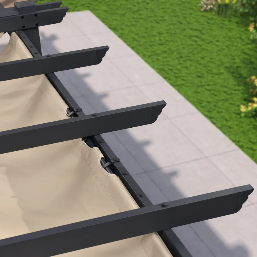 PURPLE LEAF pergola met overkapping voor de tuin