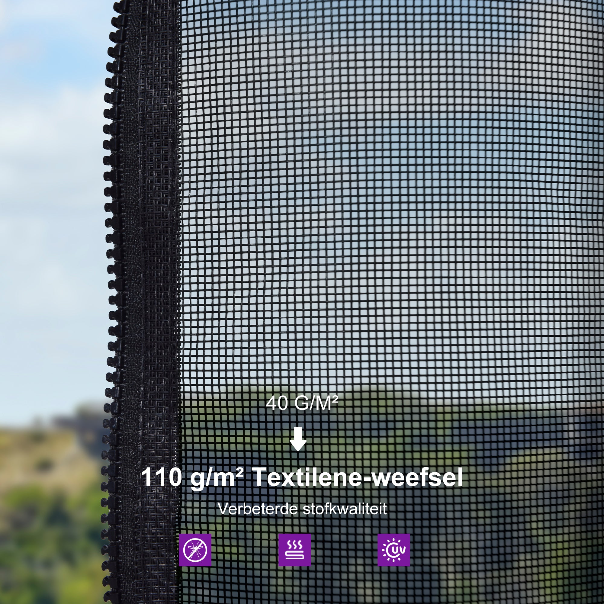 PURPLE LEAF Hardtop Prieel Basismodel Gegalvaniseerd Stalen Dak Aluminium Frame met Gordijn en Klamboe – Grijs