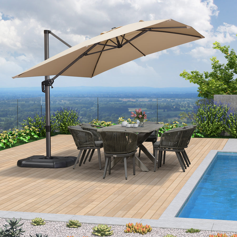 PURPLE LEAF  250x250 / 270x270 / 300x300 / 270 x 330 cm Terrasparasol Outdoor Tuin parasol