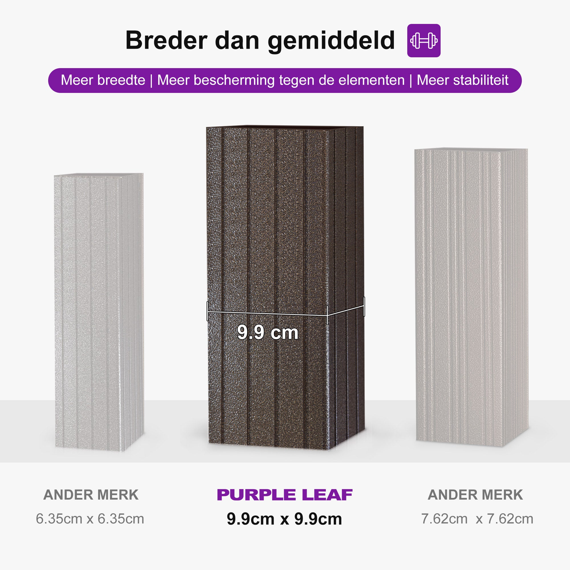 PURPLE LEAF Essential  Hardtop Tuinpaviljoen Bronzen Frame Dubbel Dak Tuin Warmwitte Verlichting