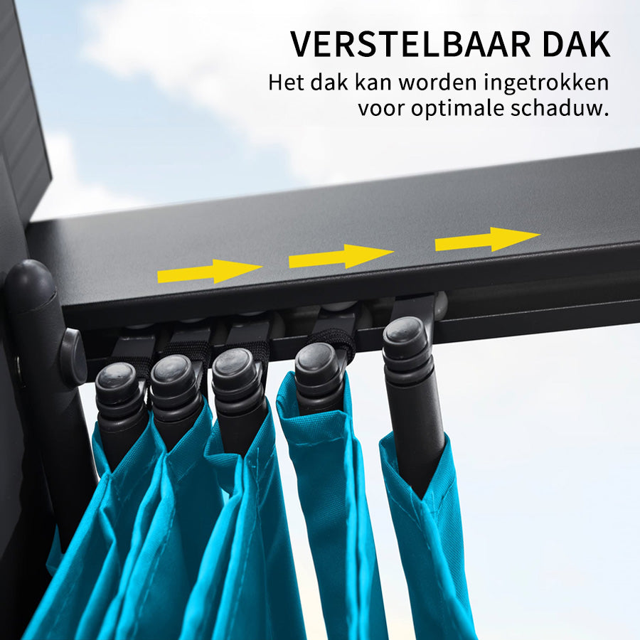 PURPLE LEAF pergola met overkapping voor de tuin