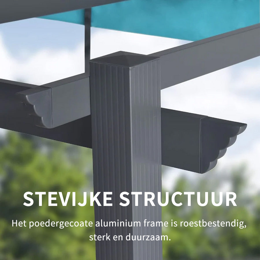 PURPLE LEAF pergola met overkapping voor de tuin