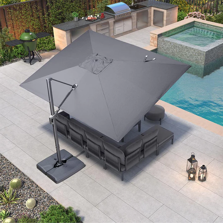 PURPLE LEAF Tuinparasol met UV-Bescherming voor Terras en Buitenruimte