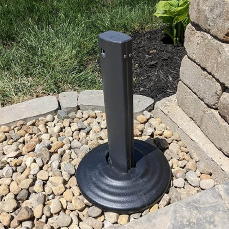 PURPLE LEAF ZYBASE-7 Parasolvoet In Ground voor alle maten