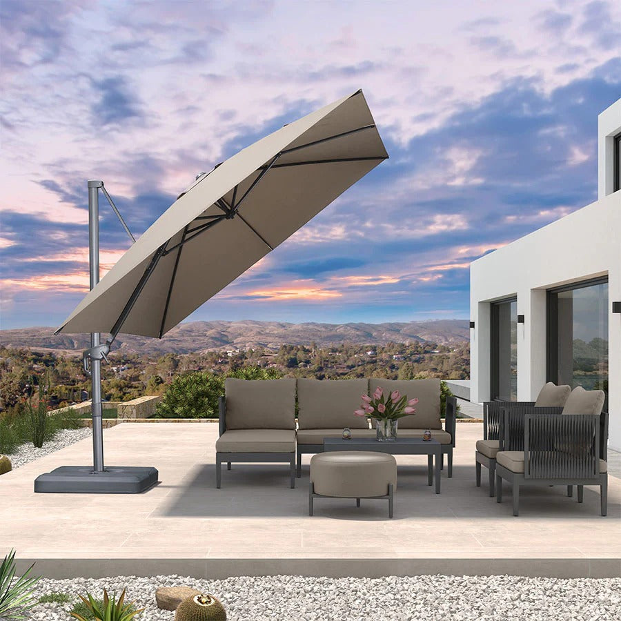 PURPLE LEAF Tuinparasol met UV-Bescherming voor Terras en Buitenruimte