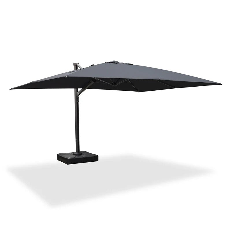 PURPLE LEAF Extra Grote Aluminium Zweefparasol – Extreem Windbestendig & UV-Werend – voor Terras, Café & Buitenleven