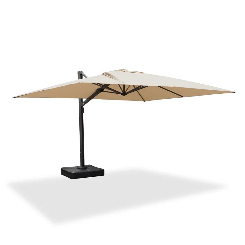 PURPLE LEAF Extra Grote Aluminium Zweefparasol – Extreem Windbestendig & UV-Werend – voor Terras, Café & Buitenleven