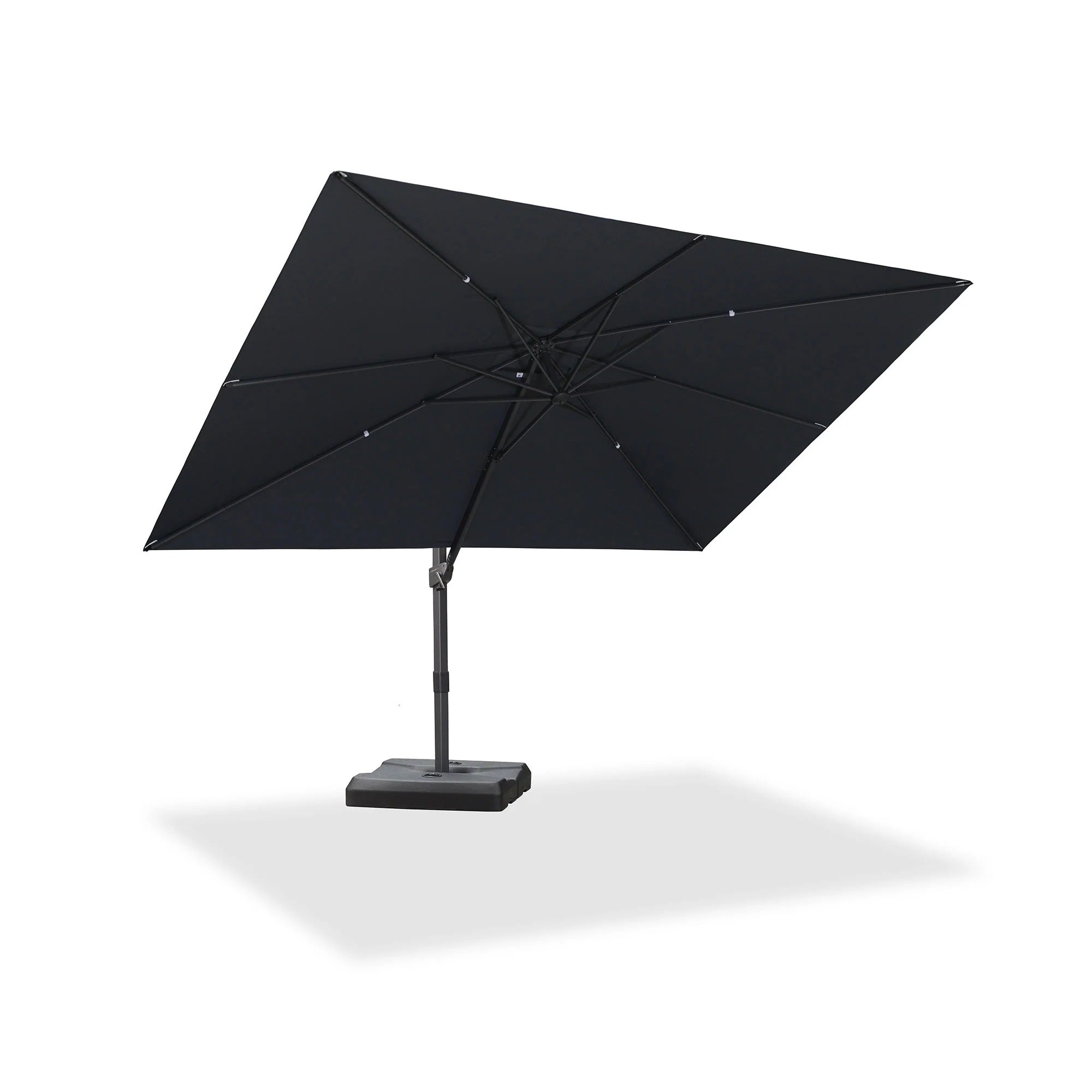 PURPLE LEAF Zweefparasol met Traploos Kantelsysteem voor Tuin en Terras