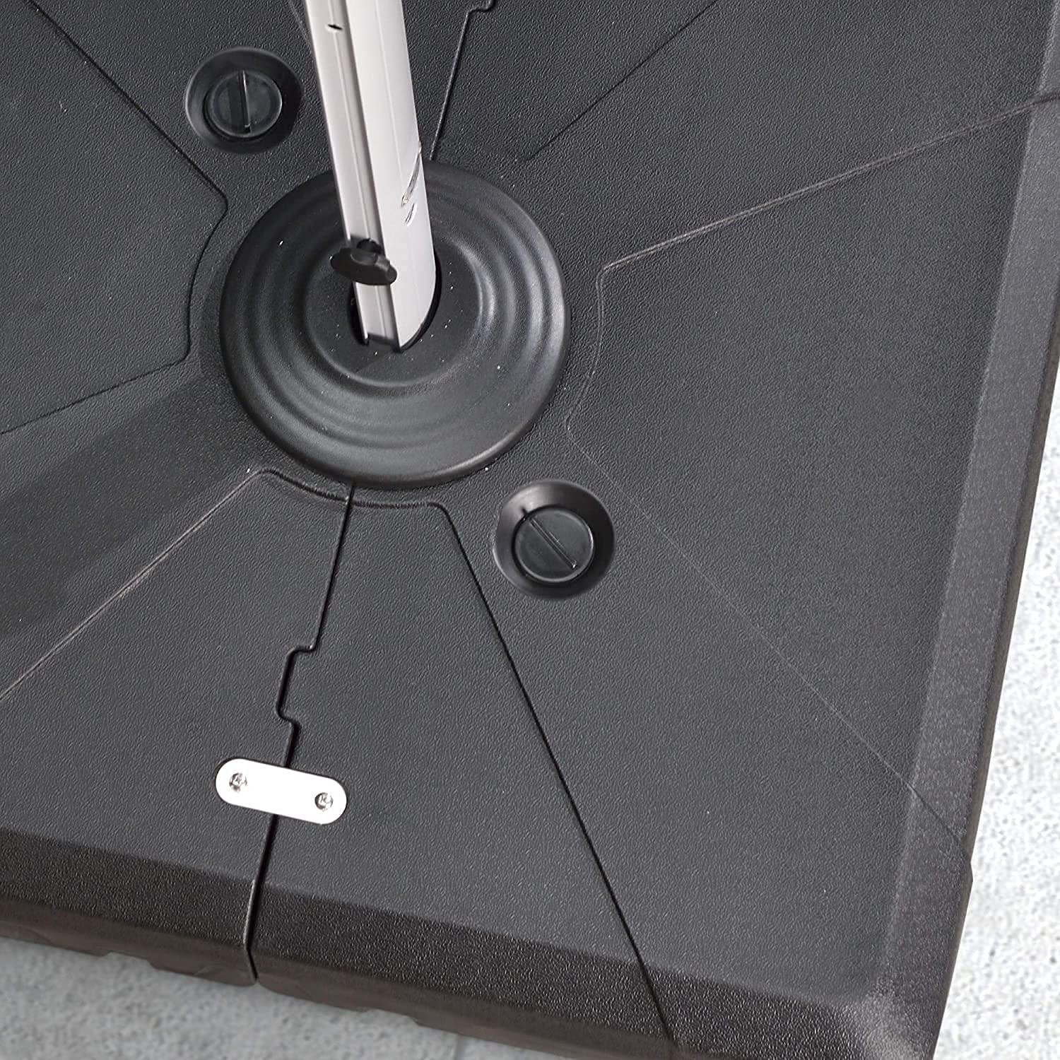 PURPLEAF parasolvoet voor parasols, vulbaar, 130 kg