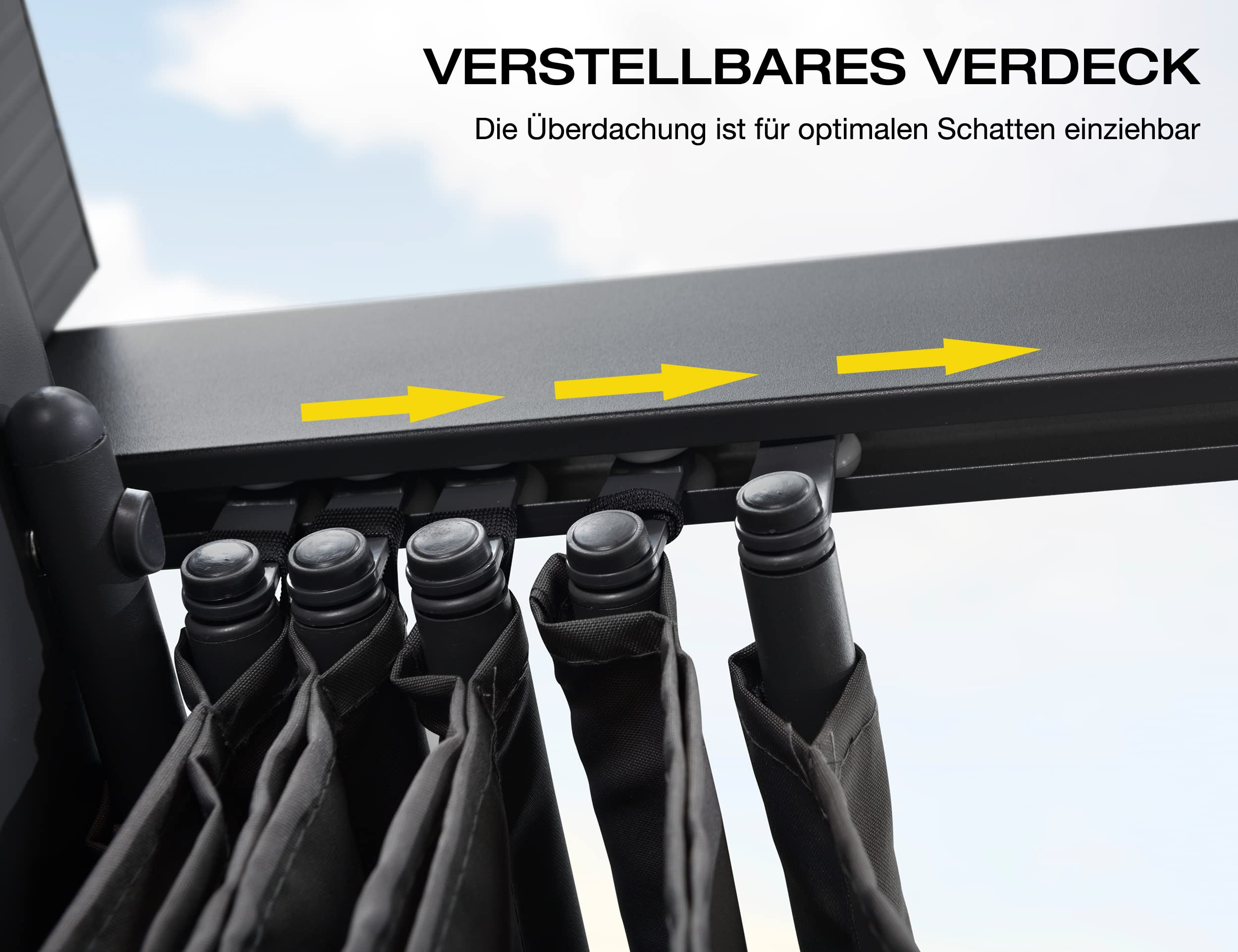 PURPLE LEAF pergola met overkapping voor de tuin