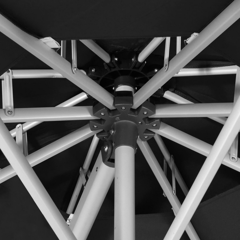 PURPLE LEAF Dubbele Top 360 Graden Rotatie 300x300cm/330x330cm/365x365 cm Vierkante Outdoor Tuin Parasol